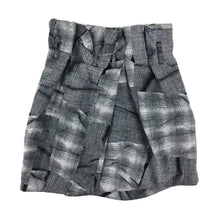 Load image into Gallery viewer, MIHARA YASUHIRO Distressed Plaid Skirt