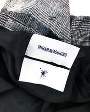 Load image into Gallery viewer, MIHARA YASUHIRO Distressed Plaid Skirt