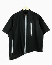 Load image into Gallery viewer, MAHARISHI Asymmetrical Cut Zip-up Overshirt (2000) (L)