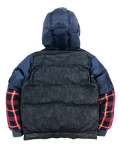 Load image into Gallery viewer, WHIZ LIMITED Denim Plaid Down Jacket (2003)(M-L)