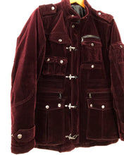 Load image into Gallery viewer, Semantic Design Velour Cargo Jacket (2000’s)