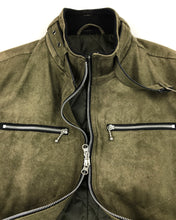 Load image into Gallery viewer, MODERN LOVERS Suede Leather Rider Jacket (Early 2000’s)