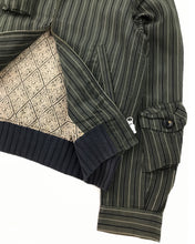 Load image into Gallery viewer, SLOWGUN Pinstripe Cargo Jacket
