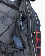 Load image into Gallery viewer, WHIZ LIMITED Denim Plaid Down Jacket (2003)(M-L)