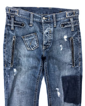 Load image into Gallery viewer, NEIL BARRETT Distressed Denim Jeans (Early 2000’s)(30)