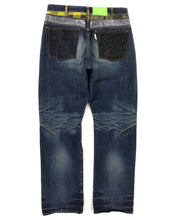 Load image into Gallery viewer, SWAGGER Rhinestone Patchwork Denim (Early 00’s)(32-34)