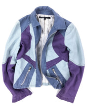 Load image into Gallery viewer, MARC JACOBS PANELED MOTO JACKET (Early 2000’s)(XS-S)