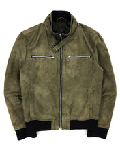 Load image into Gallery viewer, MODERN LOVERS Suede Leather Rider Jacket (Early 2000’s)