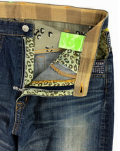 Load image into Gallery viewer, SWAGGER Rhinestone Patchwork Denim (Early 00’s)(32-34)