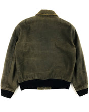 Load image into Gallery viewer, MARITHÉ + FRANÇOIS GIRBAUD Distressed Denim Bomber Jacket (90’s)