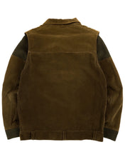 Load image into Gallery viewer, WHIZ Pleated Corduroy Truck Jacket w/ Articulated Knit Shoulders (AW 2003)(S-Slim M)