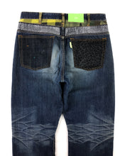 Load image into Gallery viewer, SWAGGER Rhinestone Patchwork Denim (Early 00’s)(32-34)