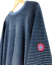 Load image into Gallery viewer, CAV EMPT Overdyed Heavy Weight Striped Crewneck (M-L)