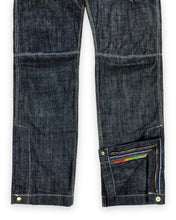 Load image into Gallery viewer, IS-NESS Rainbow Stitched Futuristic Jeans (2000ās)(28-31.5)