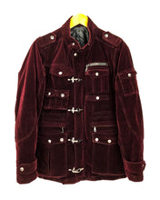 Load image into Gallery viewer, Semantic Design Velour Cargo Jacket (2000’s)