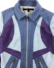 Load image into Gallery viewer, MARC JACOBS PANELED MOTO JACKET (Early 2000’s)(XS-S)