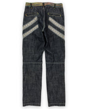Load image into Gallery viewer, IS-NESS Rainbow Stitched Futuristic Jeans (2000ās)(28-31.5)