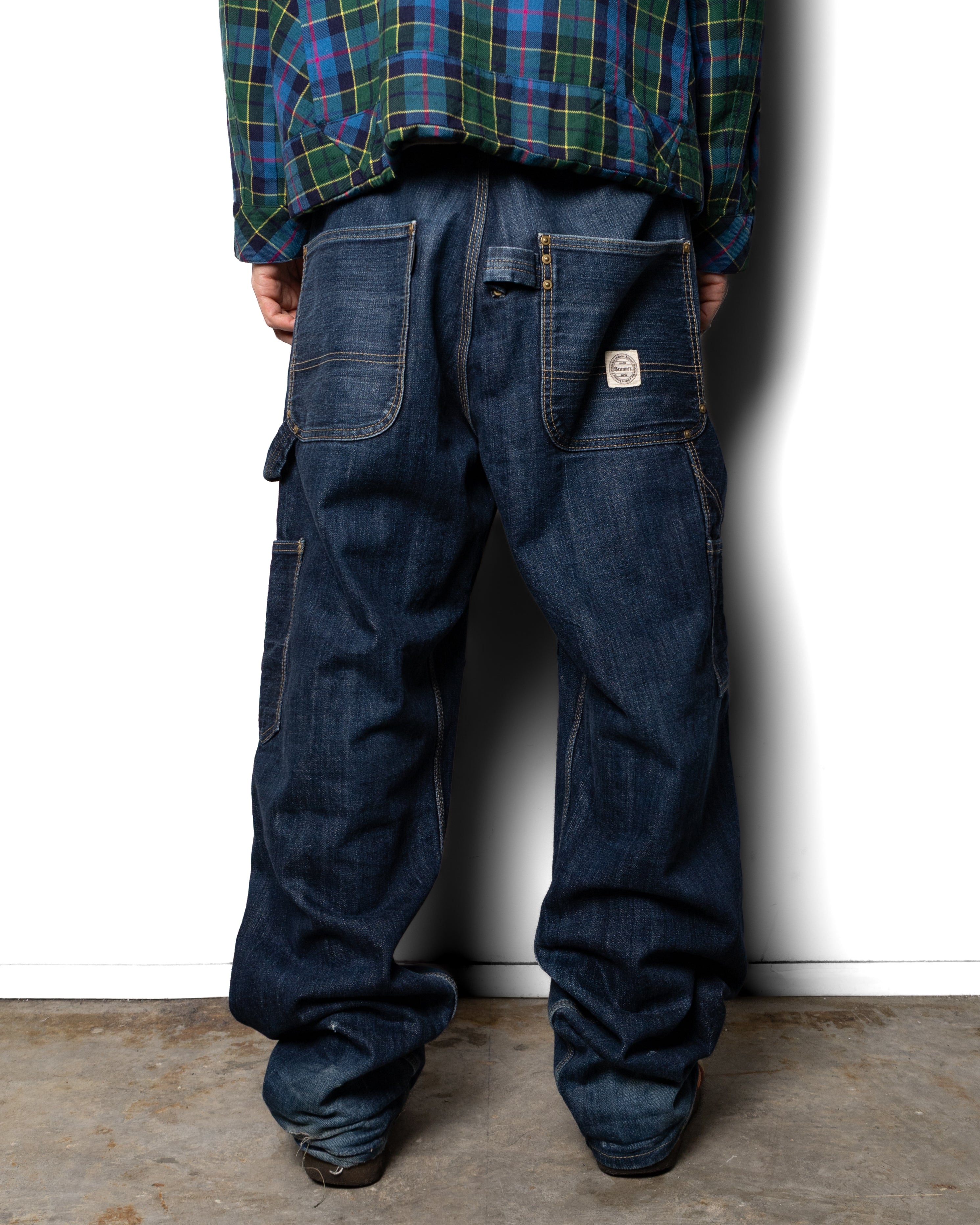 00's Multi-Pocket Indigo Carpenter Pants (34-36)