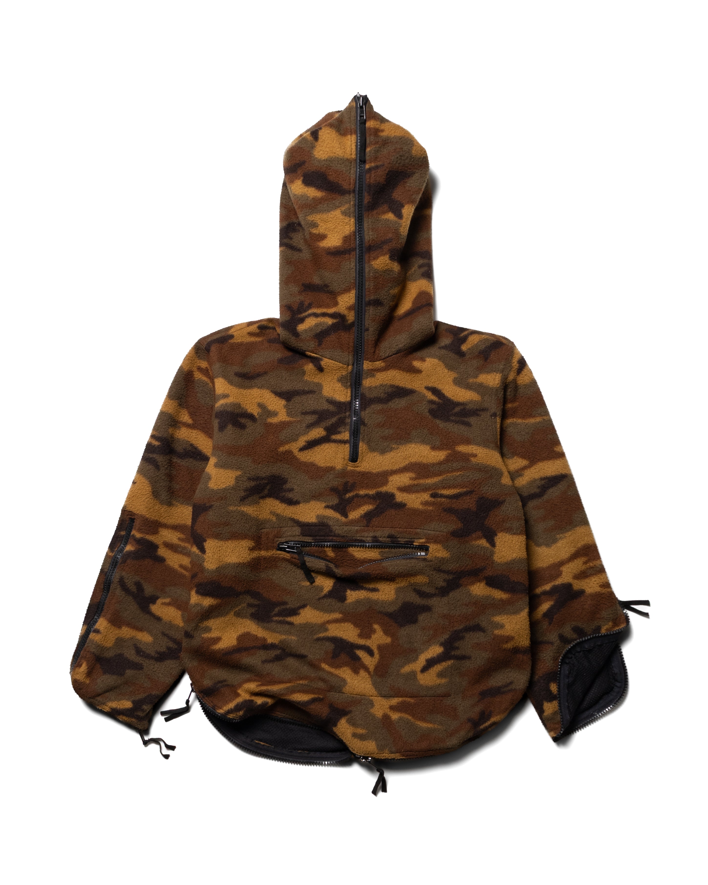 90's Camo Full Zip Hoodie (S-M)