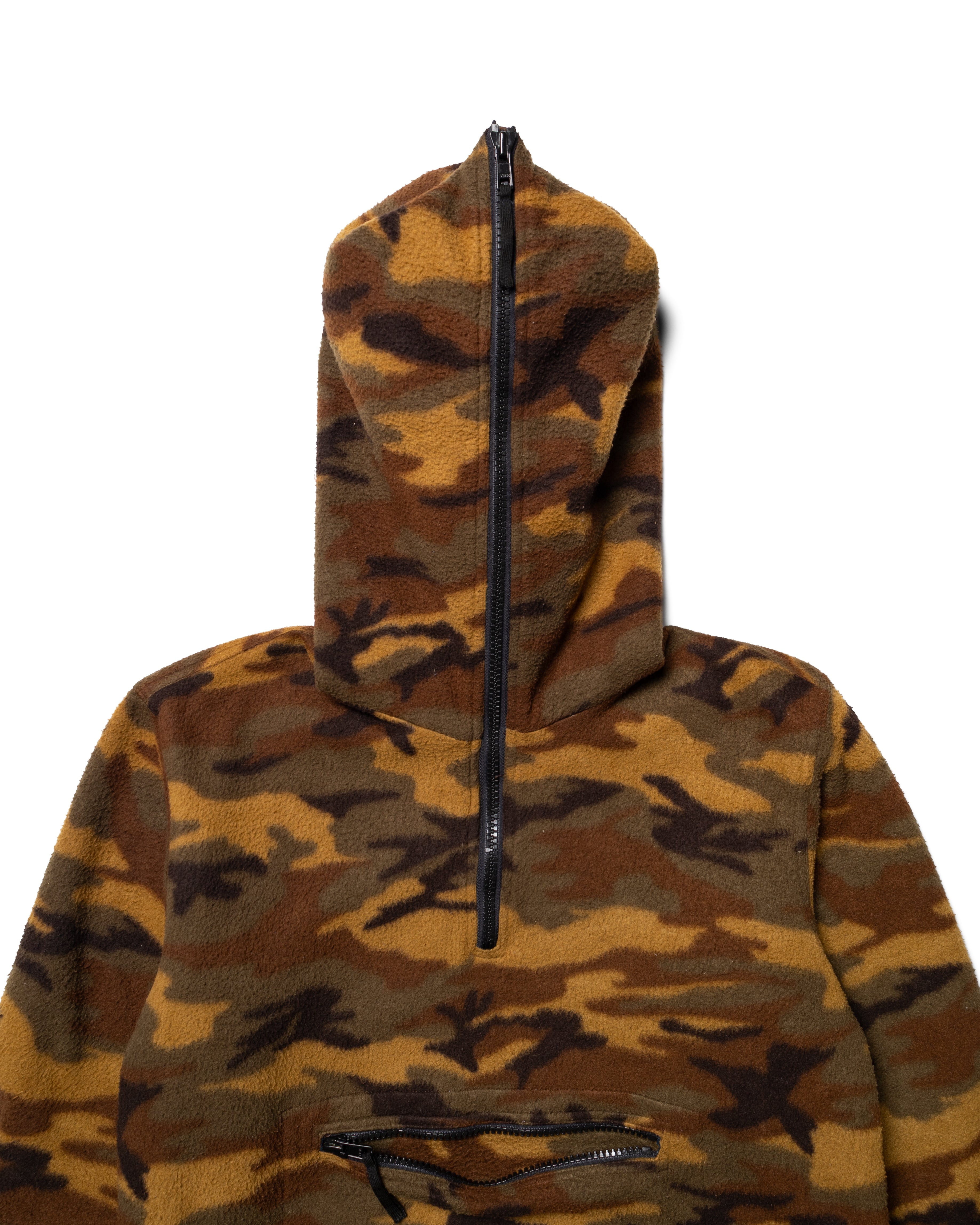 90's Camo Full Zip Hoodie (S-M)