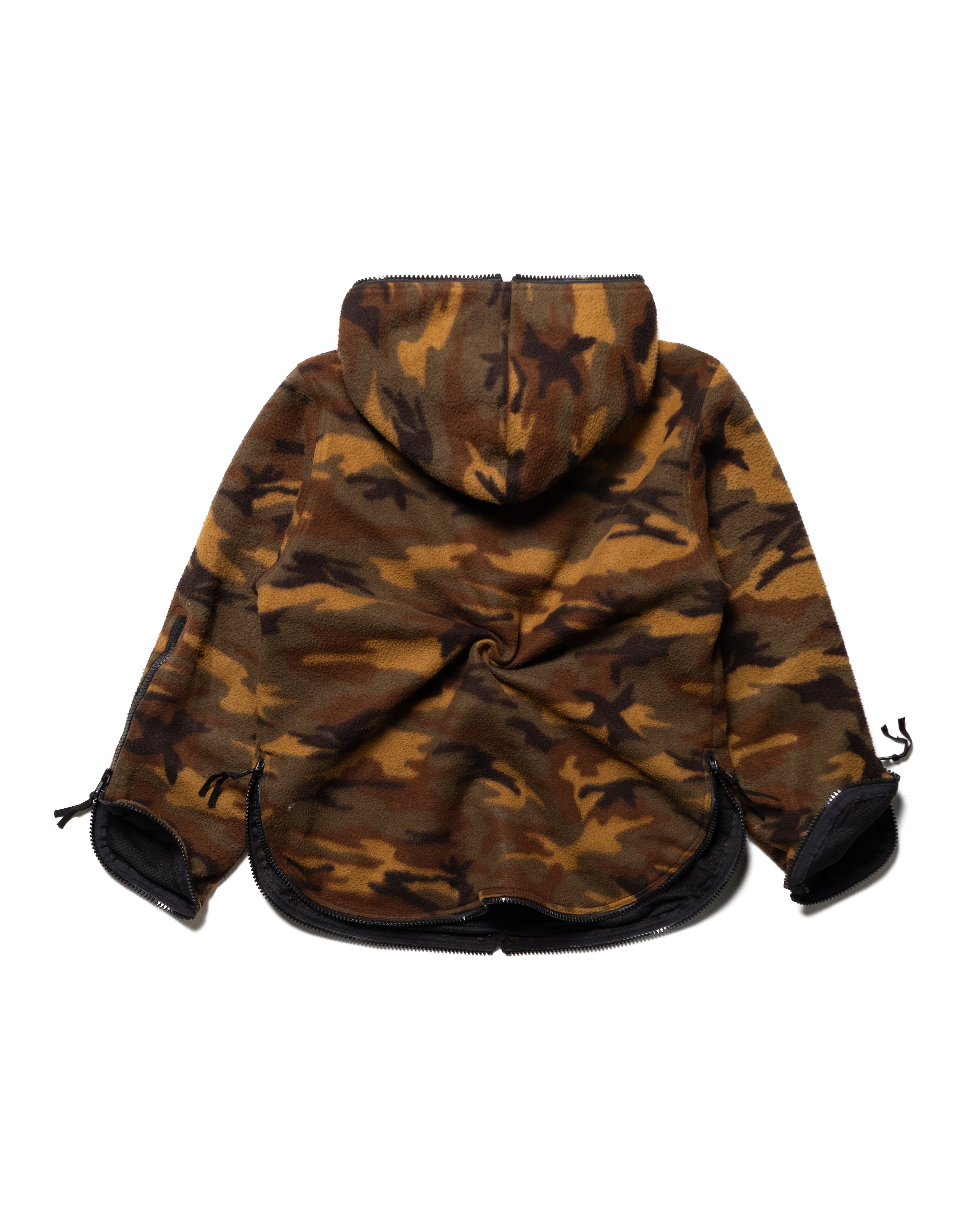 90's Camo Full Zip Hoodie (S-M)