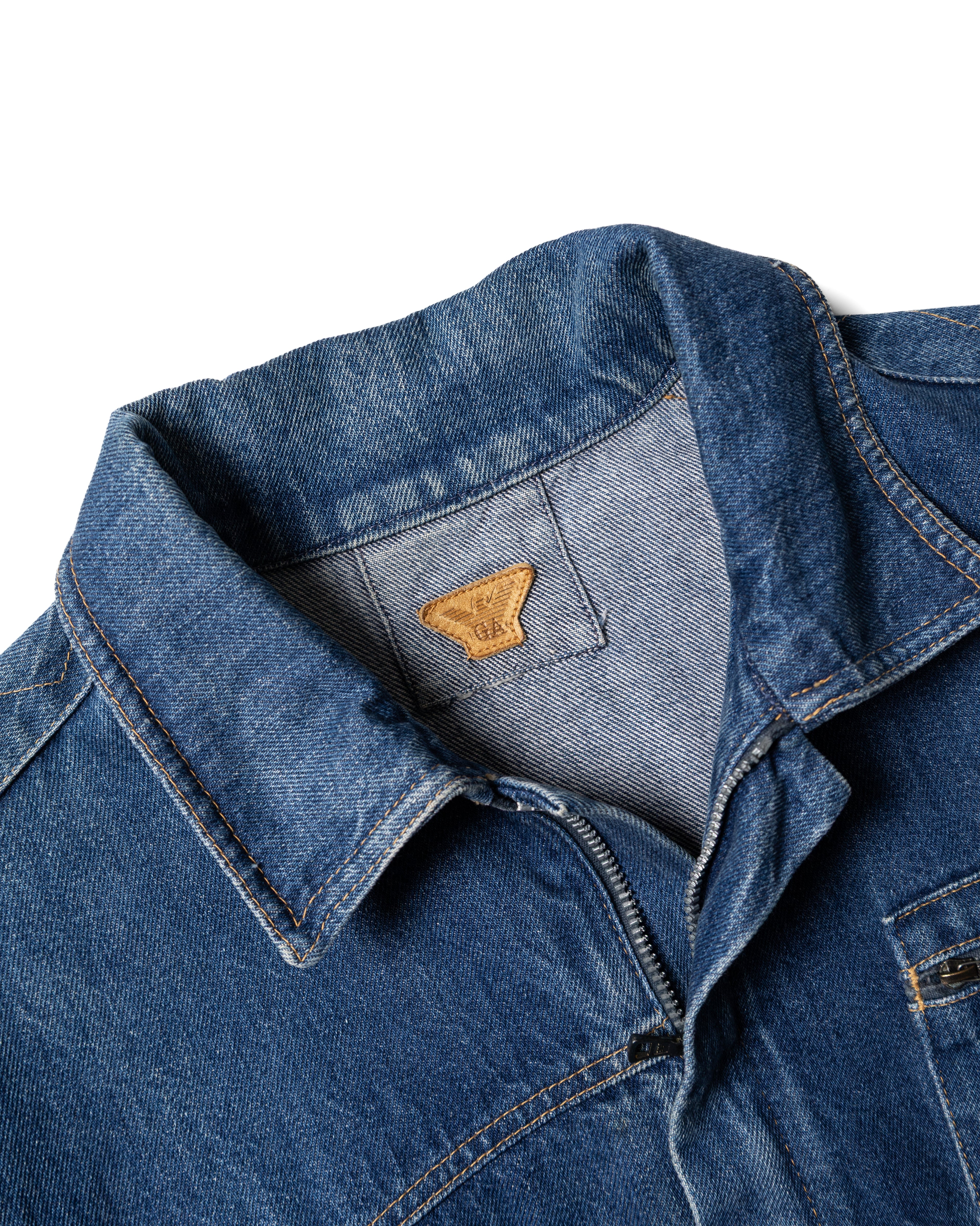 1982 Multi-Pocket Denim Jacket (S-M)