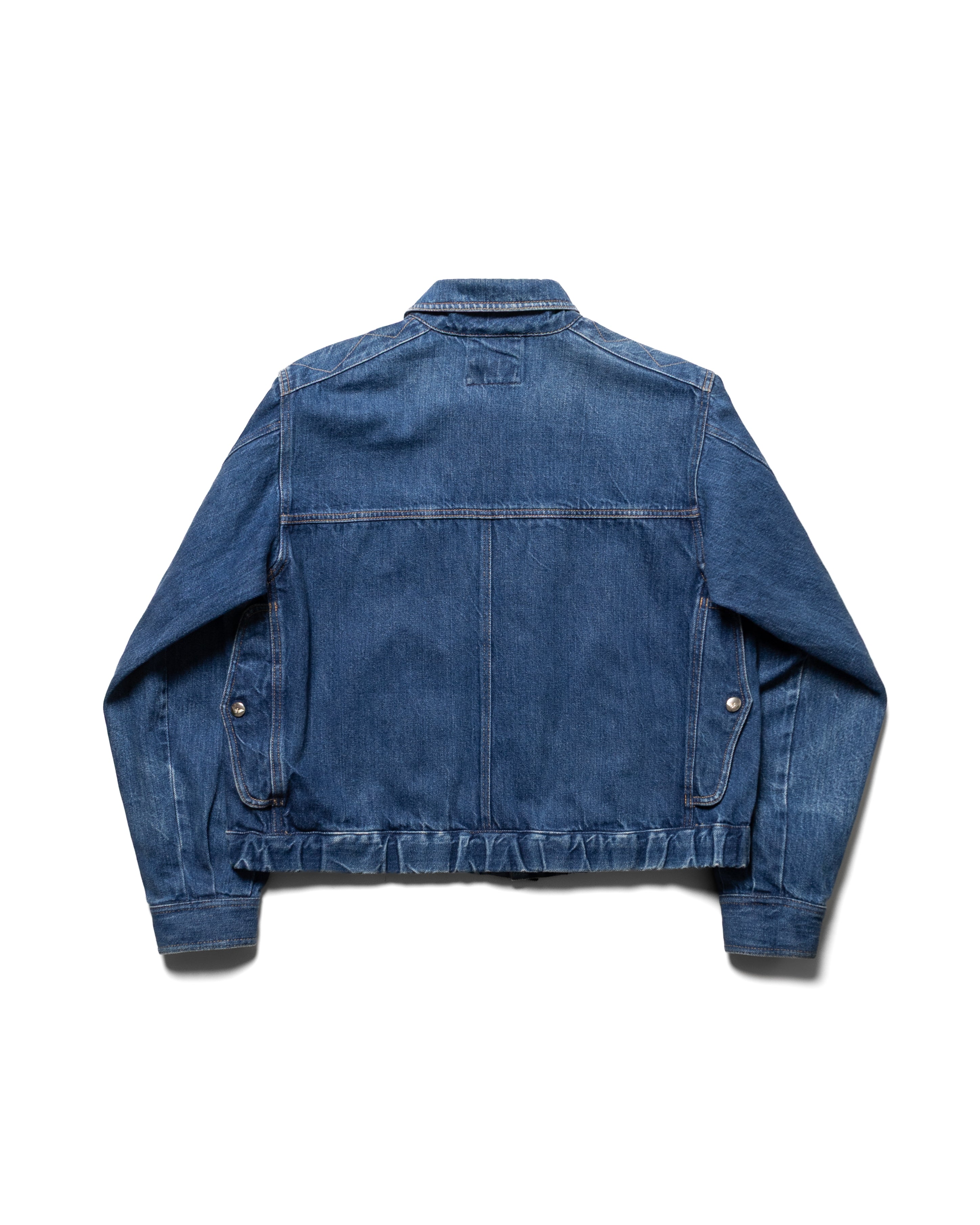 90's Multi-Pocket Denim Jacket (S-M)