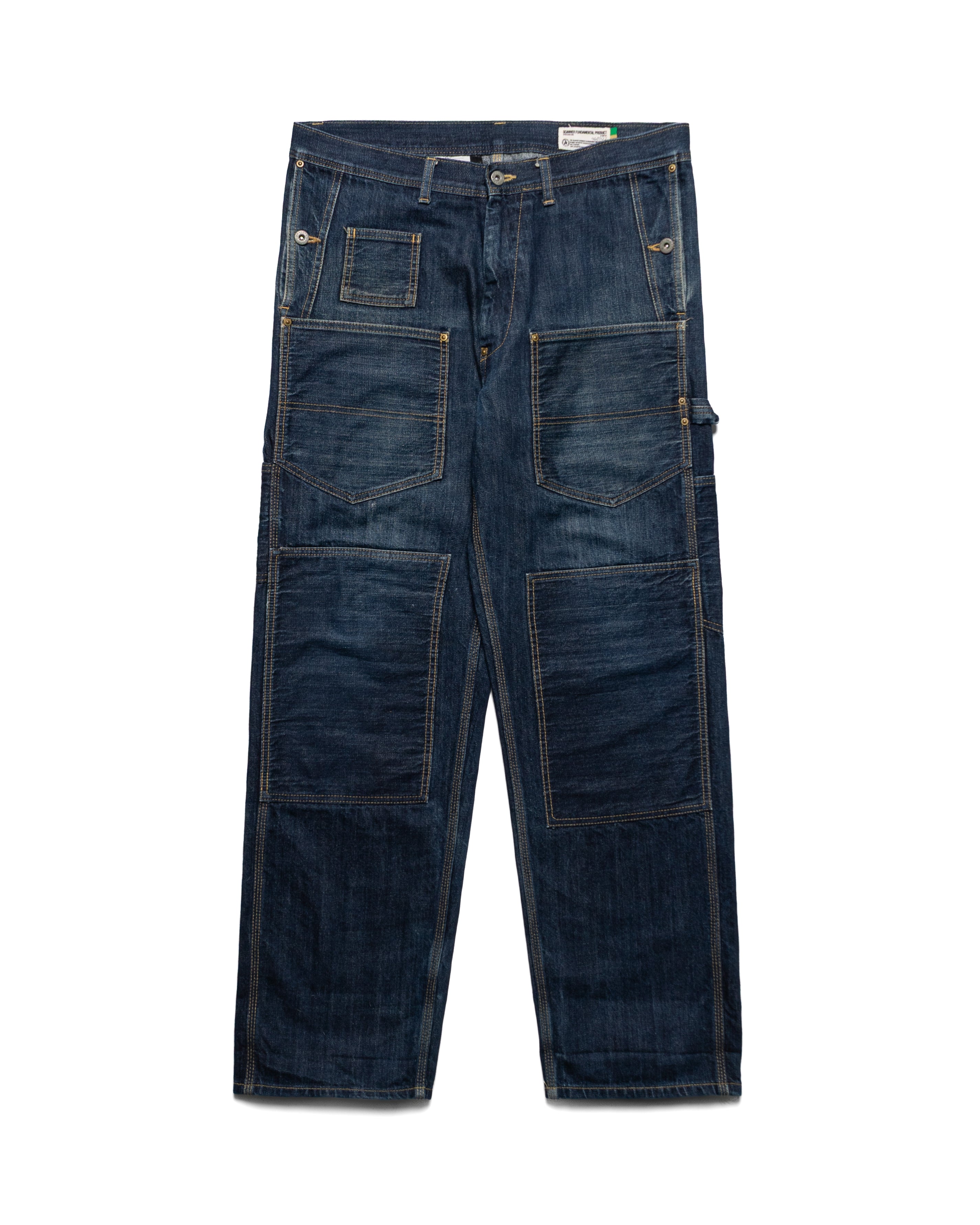 00's Multi-Pocket Indigo Carpenter Pants (34-36)