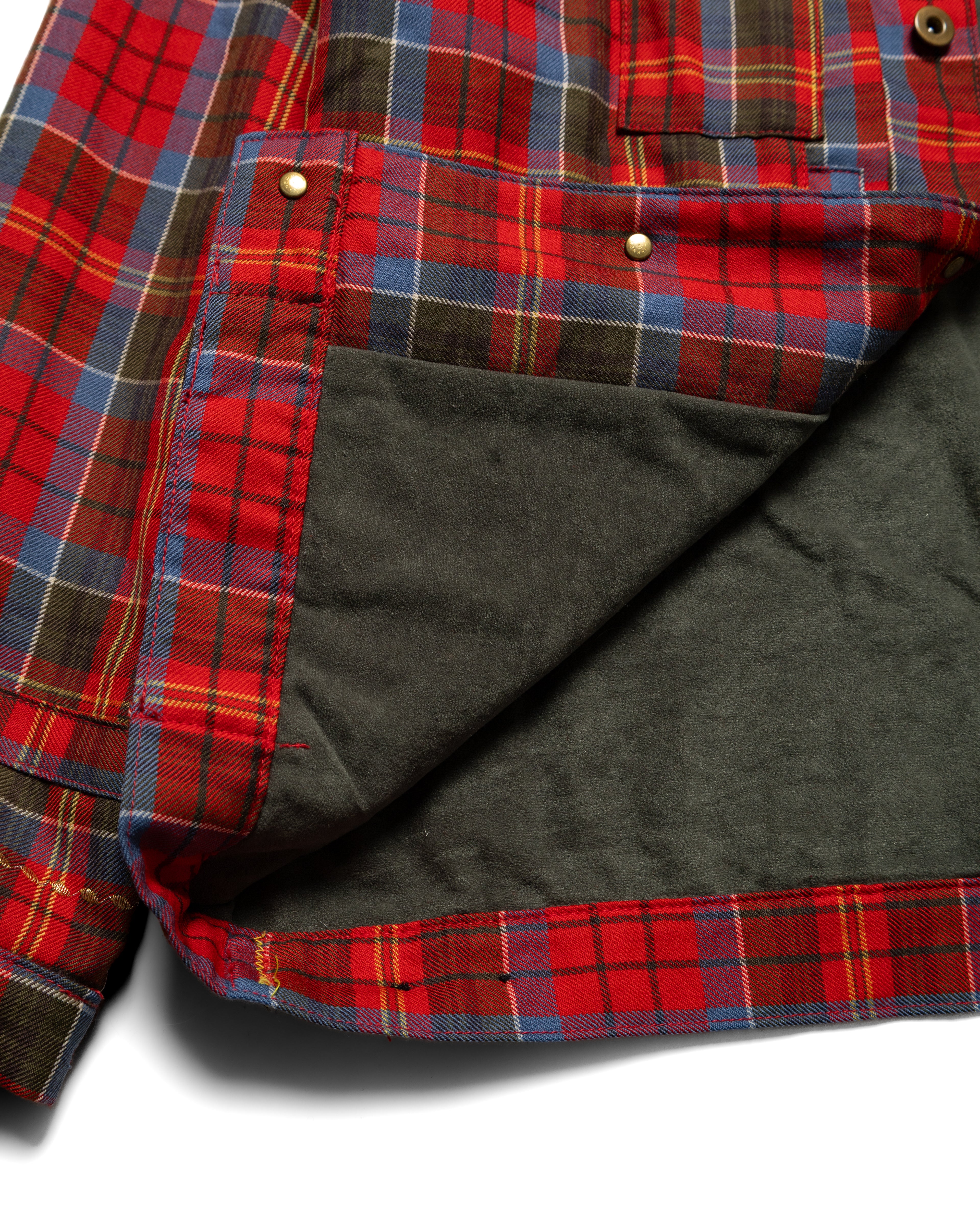 AW2004 Embroidered Patchwork Plaid Jacket (M-L)