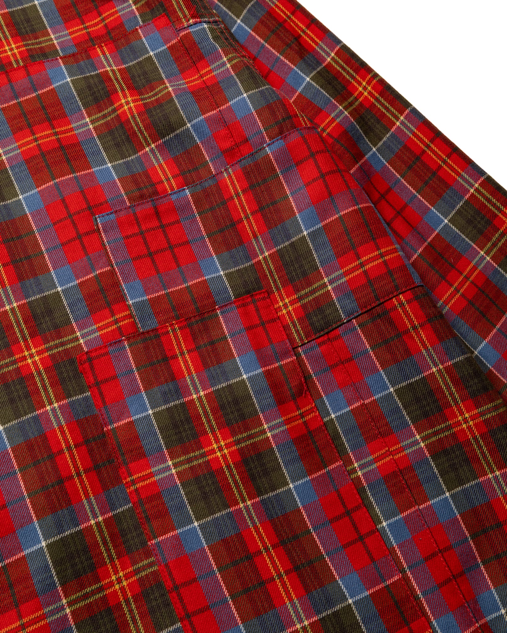 AW2004 Embroidered Patchwork Plaid Jacket (M-L)