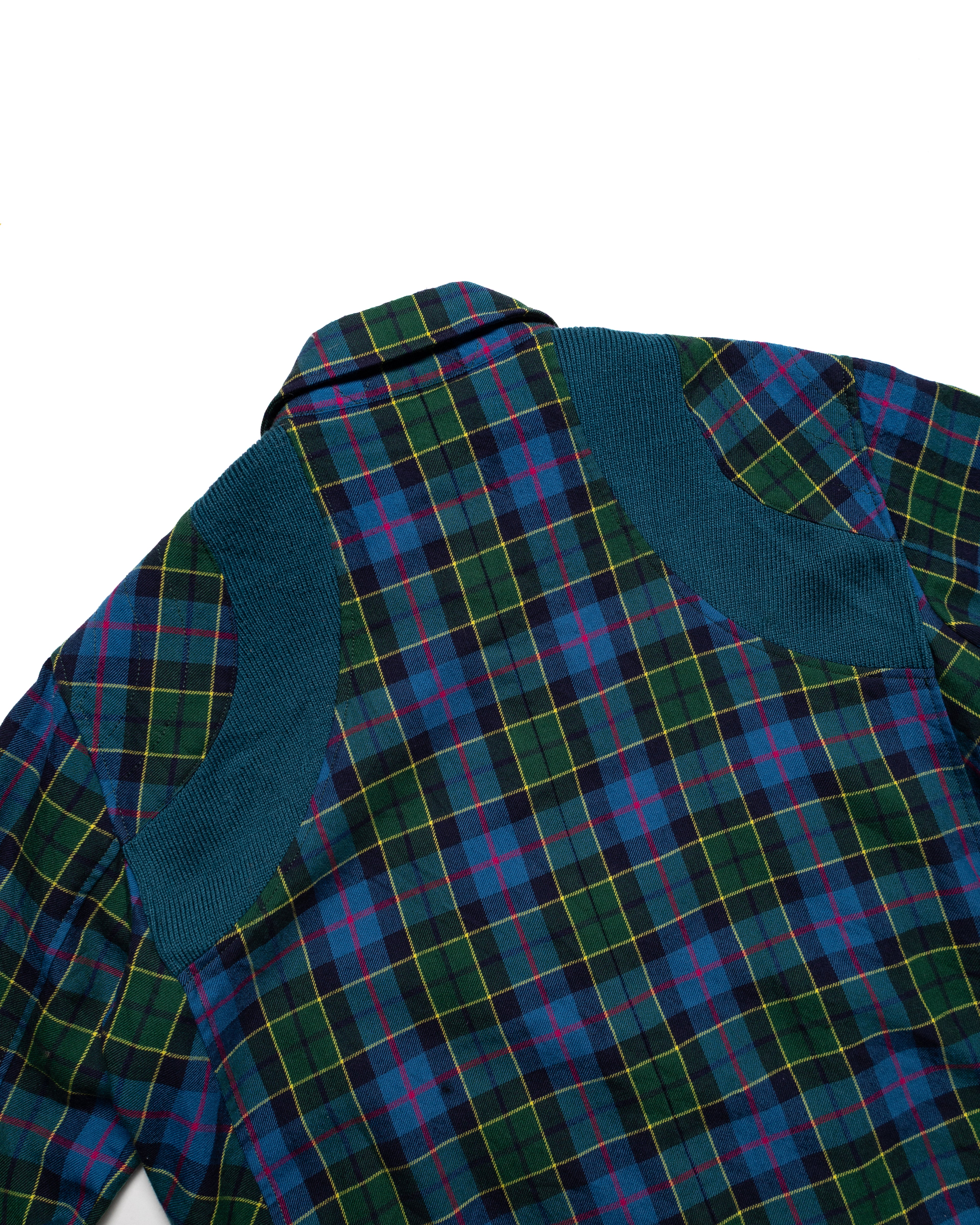AW2004 Cut & Sewn Wool Plaid Jacket (L)
