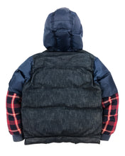 Load image into Gallery viewer, WHIZ LIMITED Denim Plaid Down Jacket (2003)(M-L)
