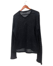 Load image into Gallery viewer, YOSHIYUKI KONISHI Laced Wool Knit Sweater (1990’s)
