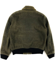 Load image into Gallery viewer, MARITHÉ + FRANÇOIS GIRBAUD Distressed Denim Bomber Jacket (90’s)
