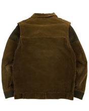 Load image into Gallery viewer, WHIZ Pleated Corduroy Truck Jacket w/ Articulated Knit Shoulders (AW 2003)(S-Slim M)
