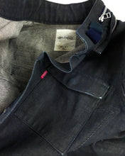 Load image into Gallery viewer, BRAITONE (AW2006) Waxed Selvedge Denim Jacket w/ Removable Oversized Hood (S-M)
