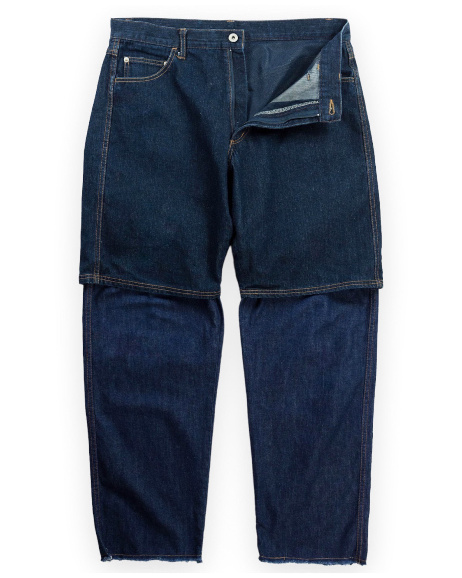 WHIZ LIMITED Ventilated 2-Tone Double Layered Jeans (2003 