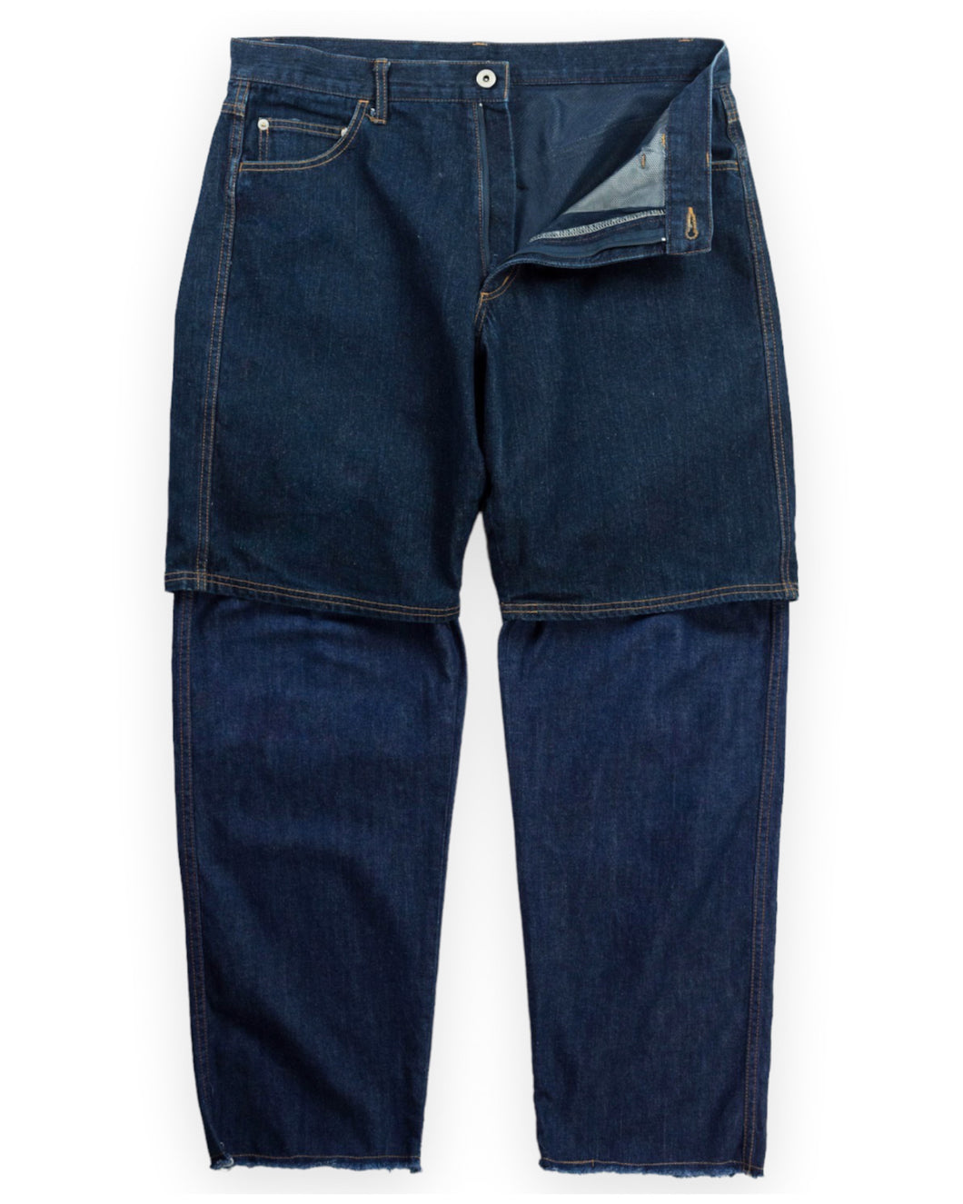 WHIZ LIMITED Ventilated 2-Tone Double Layered Jeans (2003)